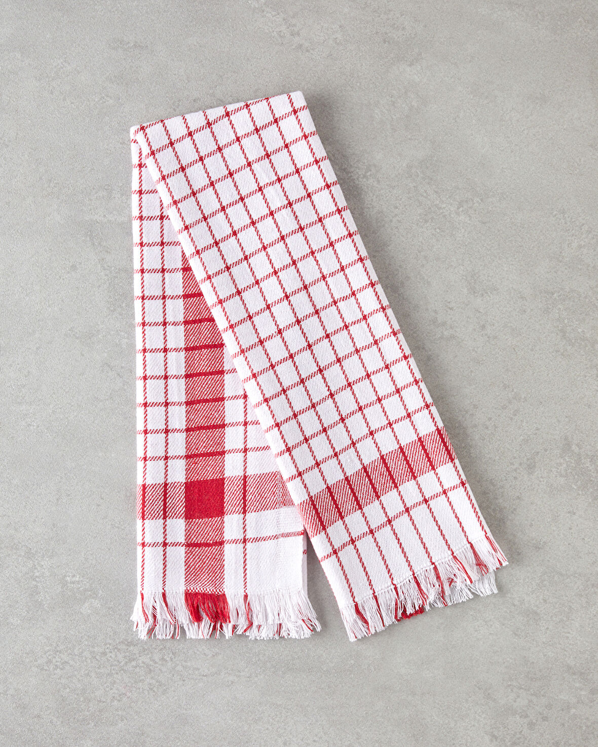 Evelyn Pamuk Polyester Kurulama Bezi 40x60 cm Kırmızı