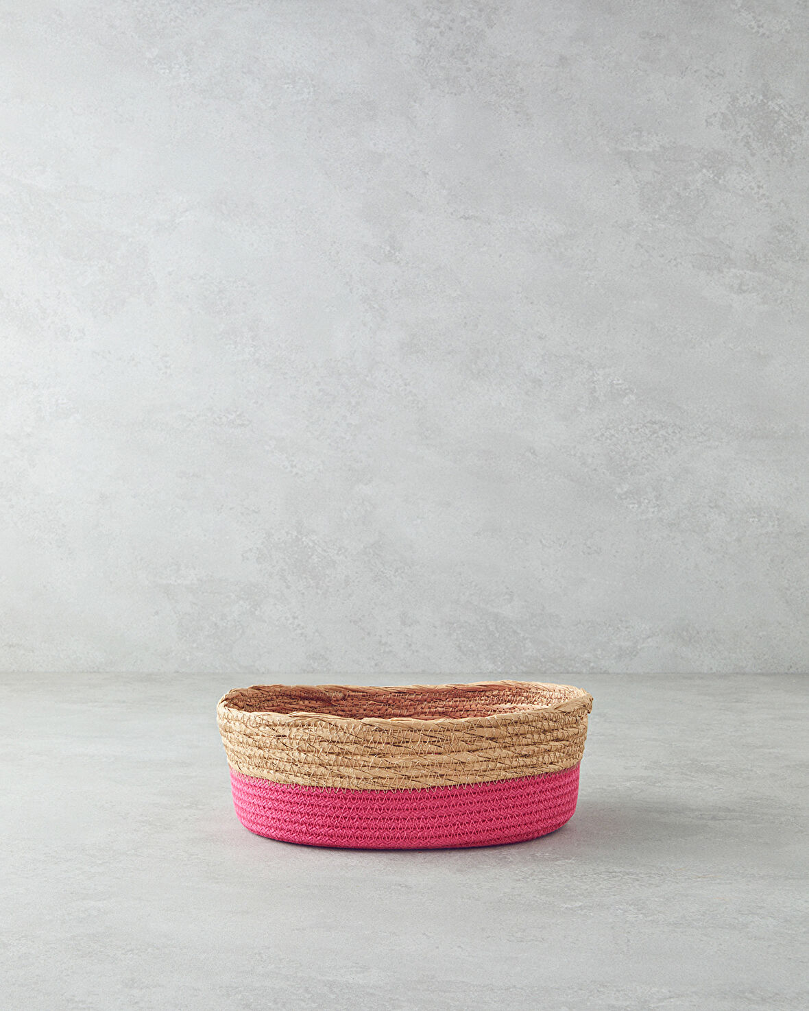 English Home Colorful Lines Kağıt İp Sepet Pembe