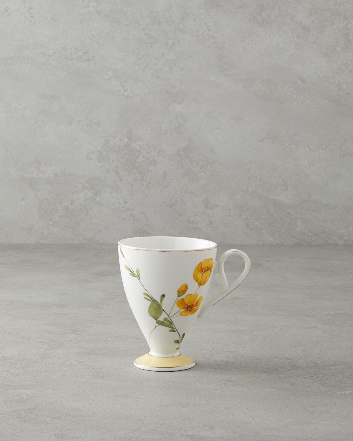 English Home Valentina New Bone China Kupa 300 ml Sarı