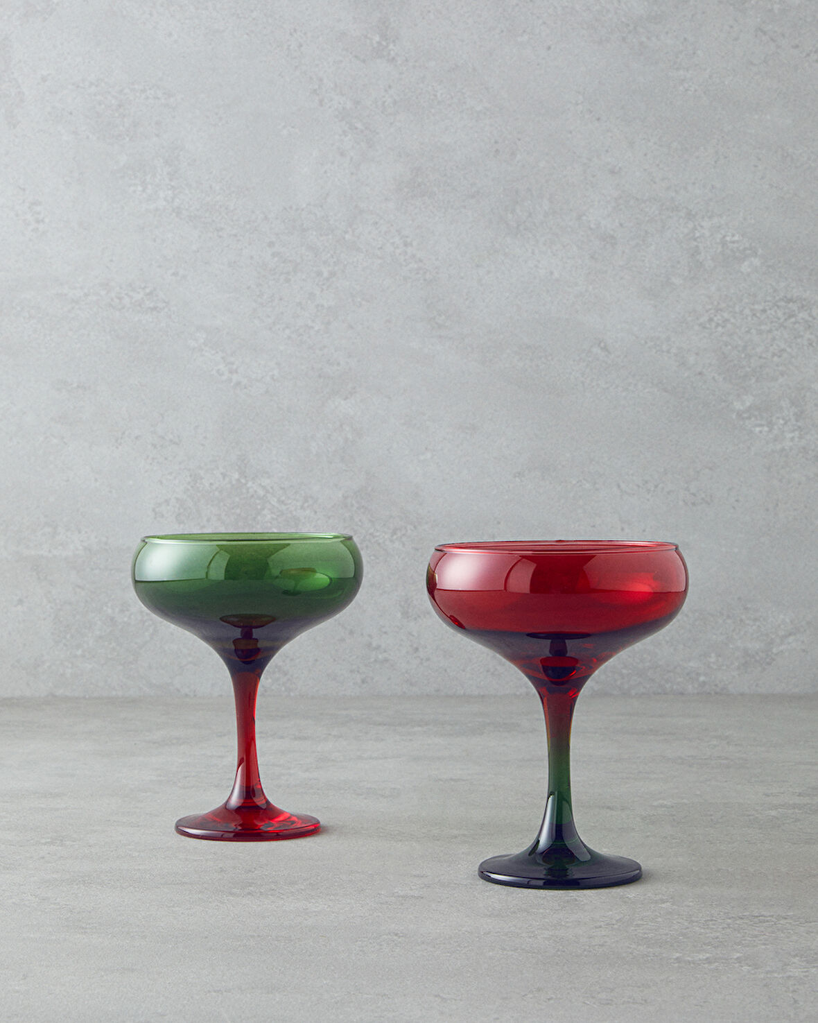 Merry Cam 2'li Cup 270 ml Kırmızı - Yeşil