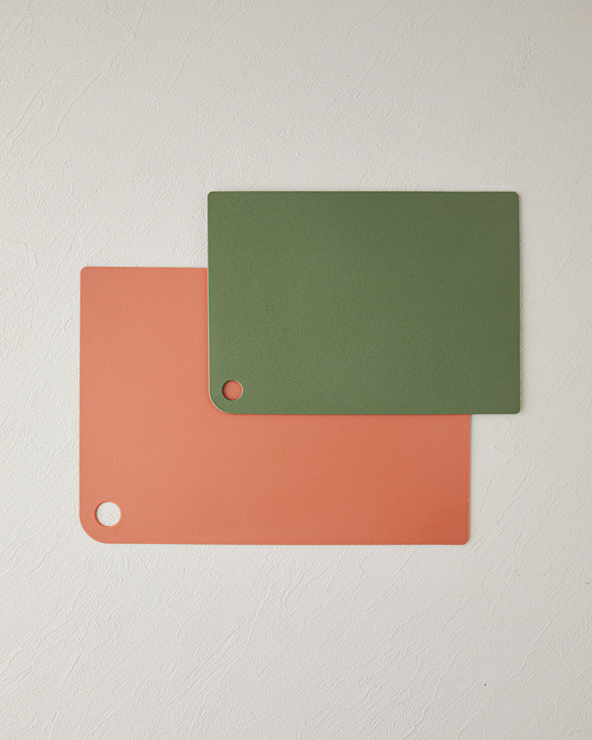 Cut Me Plastik 2'li Kesme Tahtası 27-34 cm Turuncu-yeşil