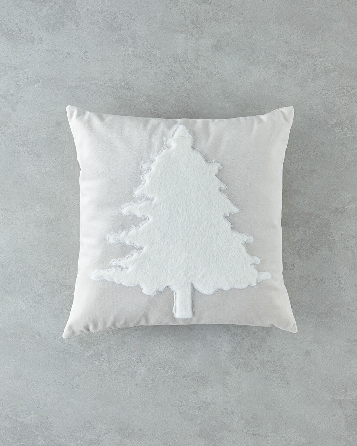 Whitestar Nakışlı Dekoratif Kırlent 45x45 cm Ekru