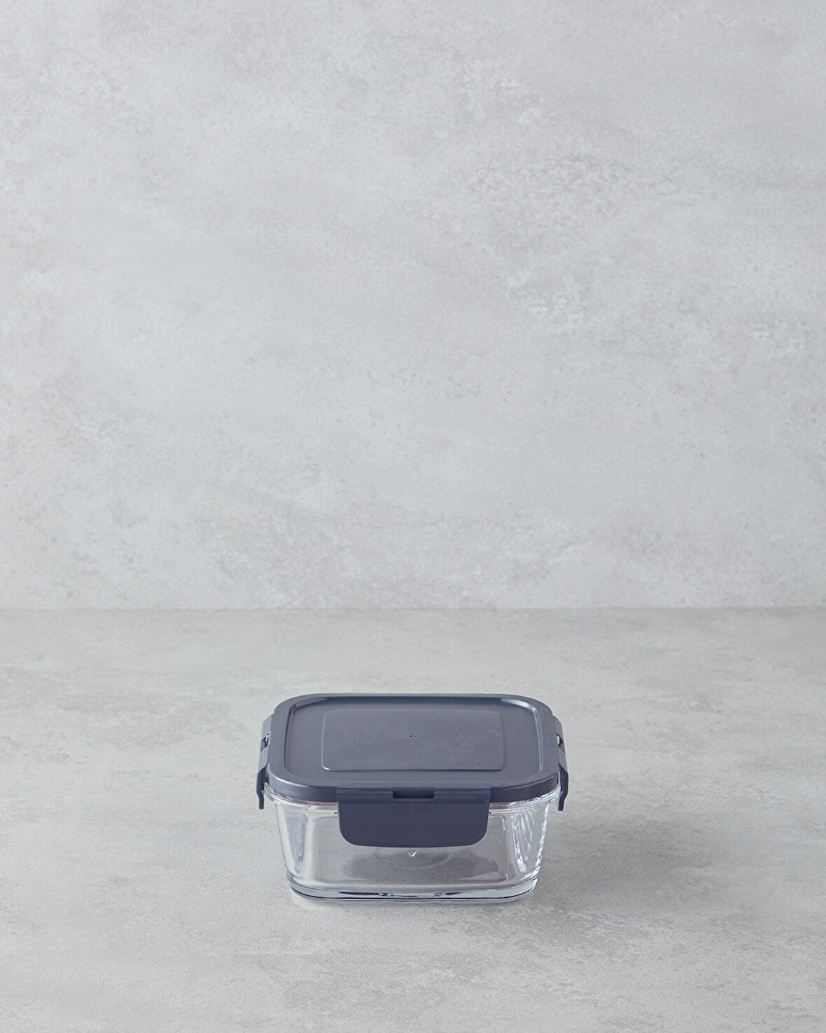 English Home Fresh Ware Cam Saklama Kabı 400 ml Gri