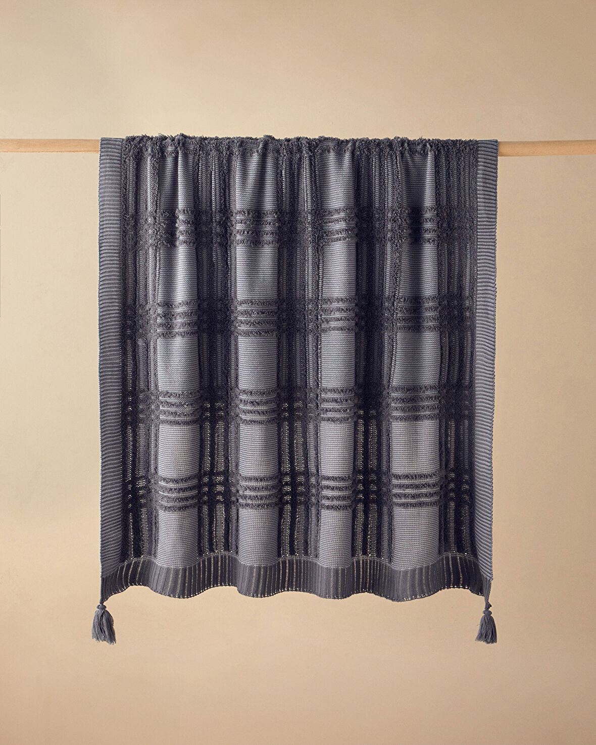 English Home Prisman Koltuk Şalı 130x170 cm Antrasit