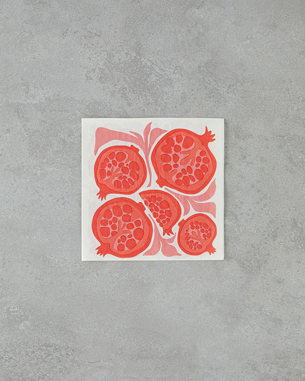 Summer Pomegranate 20'li Kağıt Peçete 33x33 cm Kırmızı
