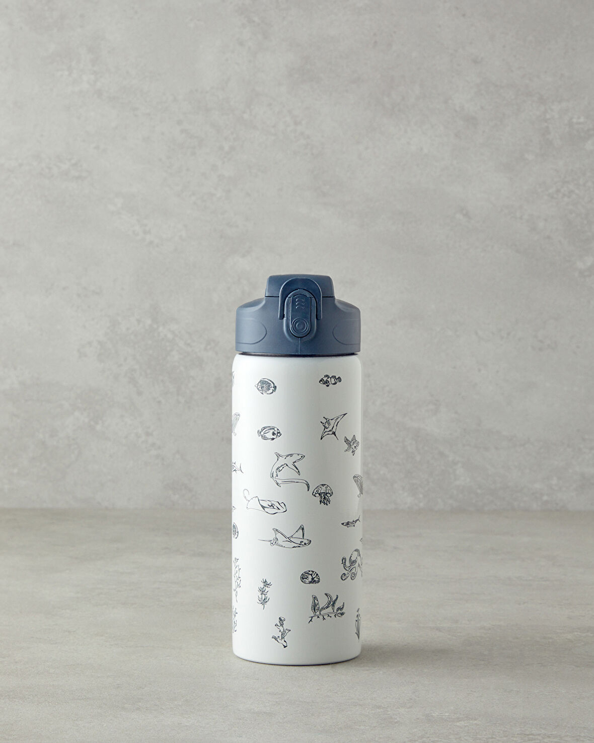 English Home Good Mood Kids Sea Çelik Travel Mug 600 ml Gri