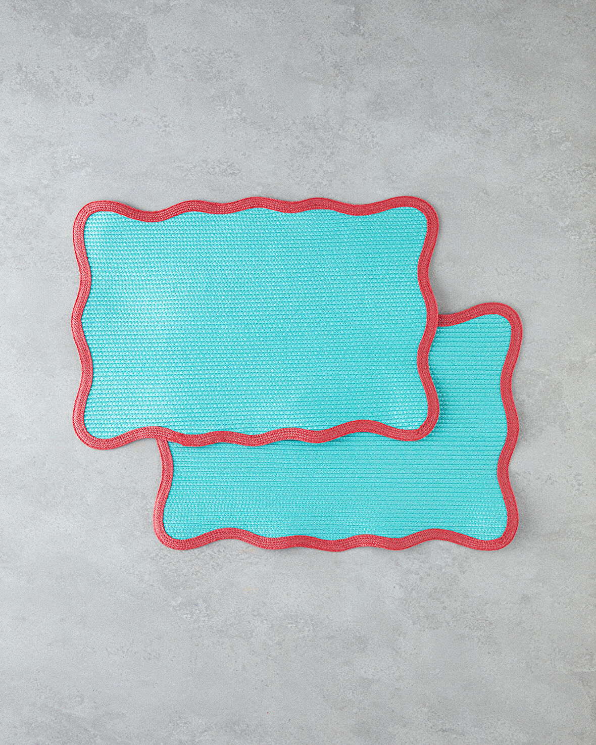 Daydream PP 2'li Amerikan Servis 30x45 cm Mavi - Pembe