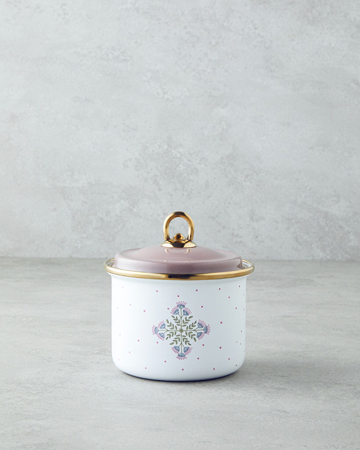 Retro Pink Emaye Baharatlık 0,75 L Pembe