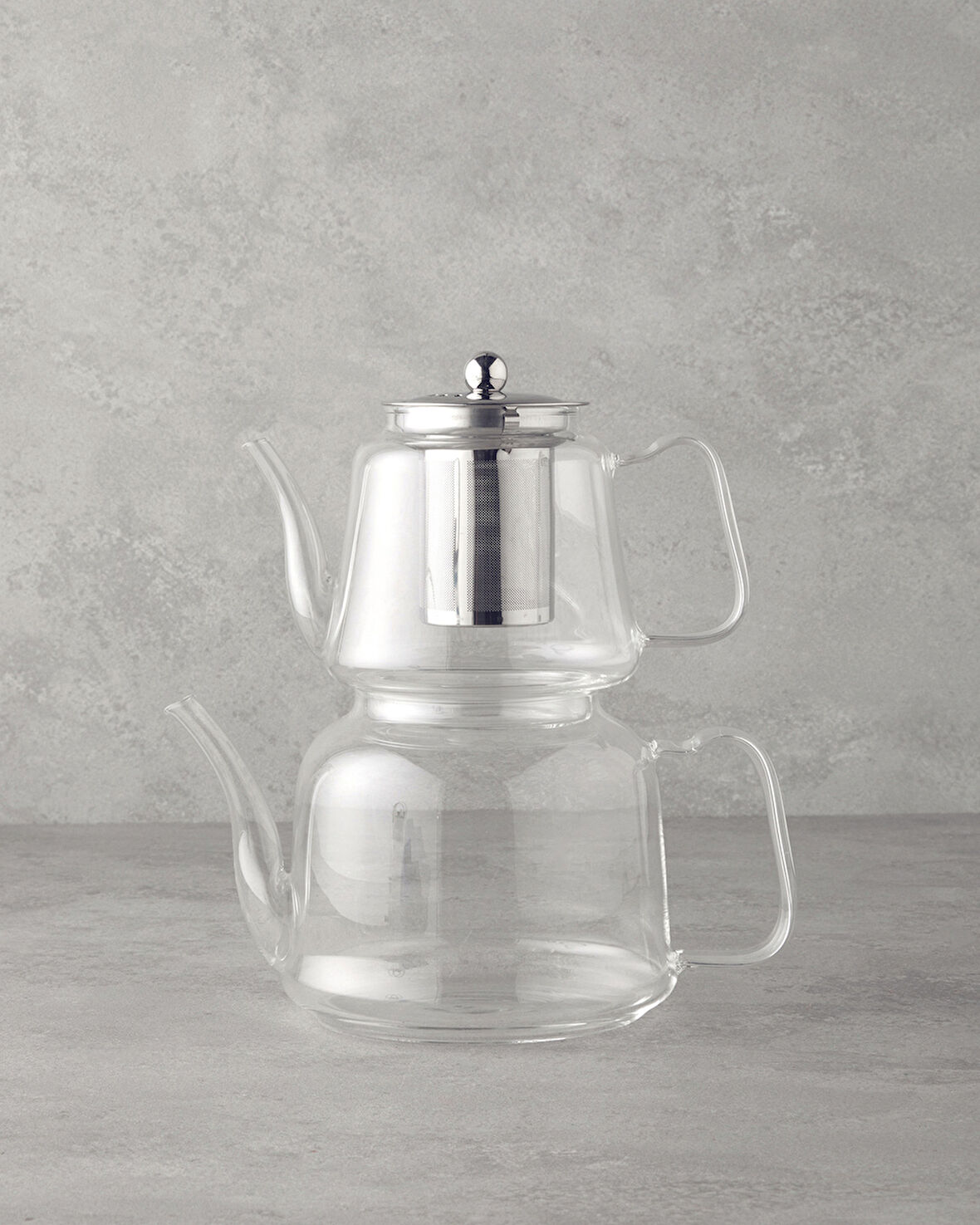 Odin Borosilikat Cam Çaydanlık 600-1200 ml Şeffaf