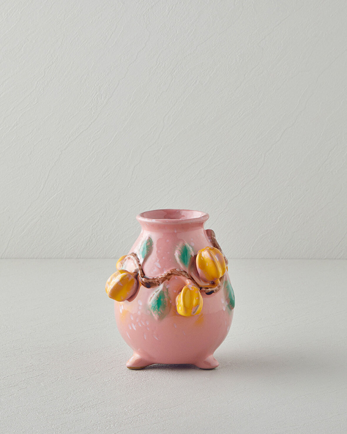 Summer Fruit Vazo 19x18x19 cm Pembe