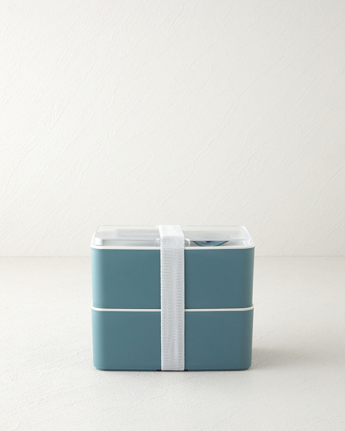 English Home Mezaluna Time Plastik 2 Katlı Lunch Box 1 L- 1 L Yeşil