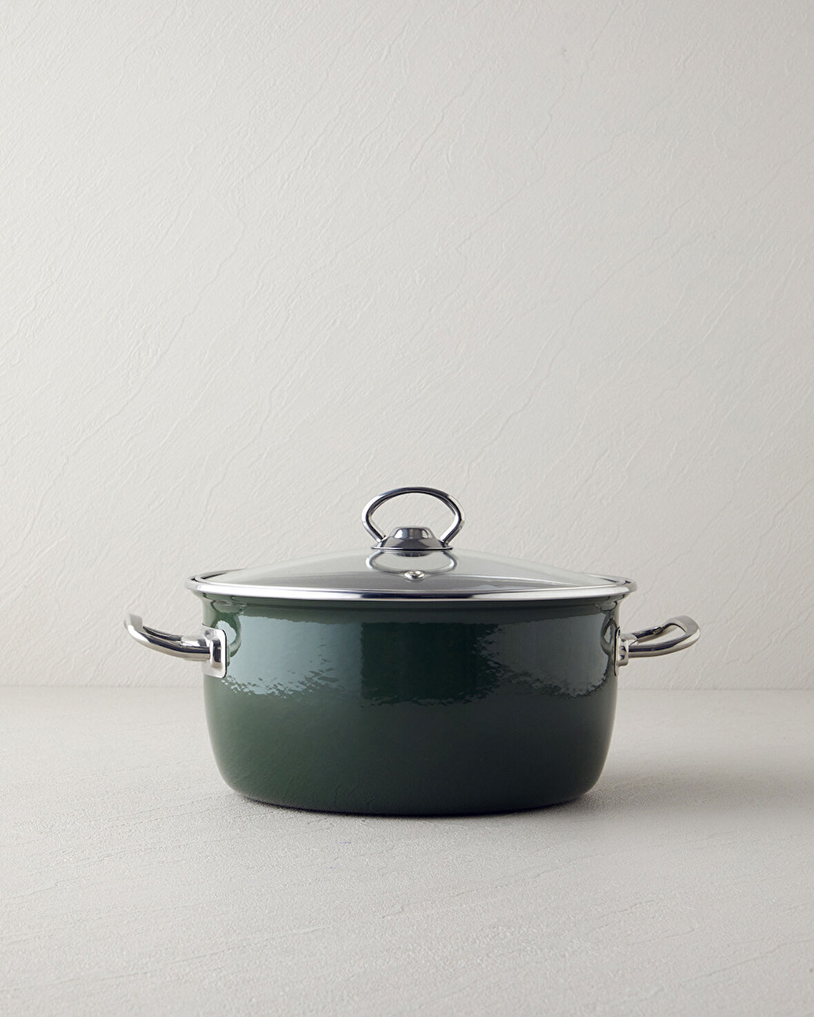 English Home Sartagi Emaye Kızartma Tenceresi 22 cm Yeşil