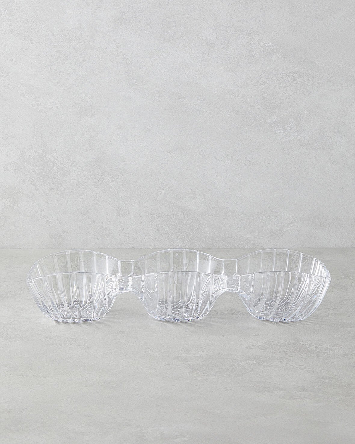 Luly Cam Sunumluk 38x13x7 Cm Şeffaf