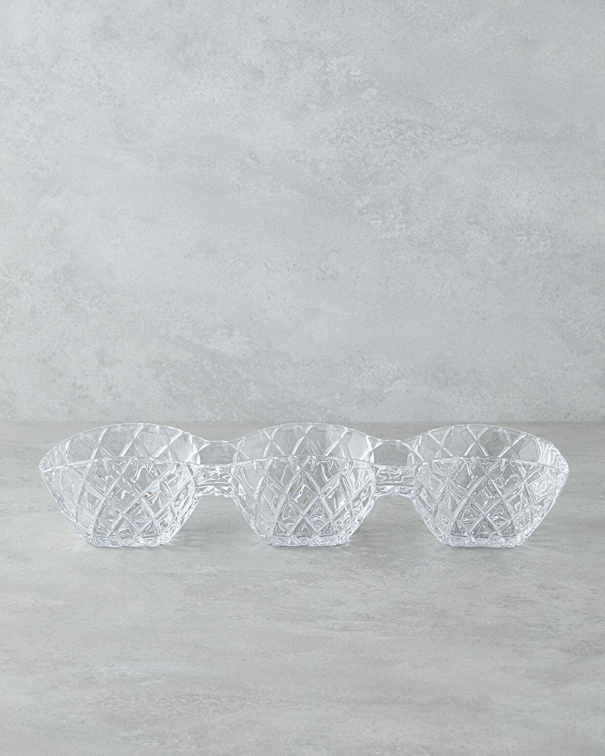 Crux Cam Sunumluk 38x13x7 Cm Şeffaf