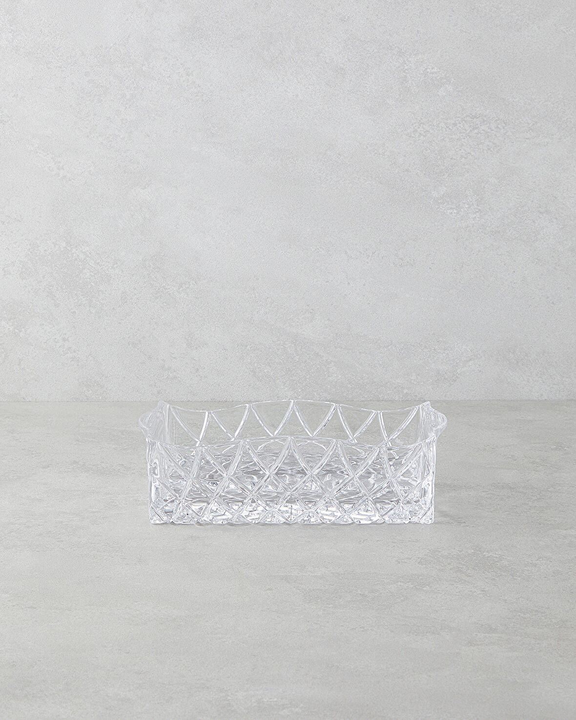 Crux Cam Sunumluk 24x11x7 Cm Şeffaf