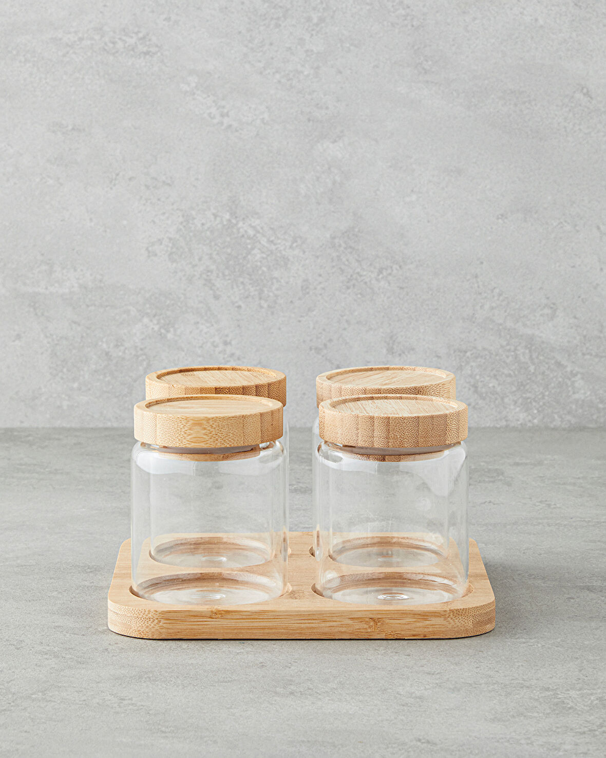 Monetta Cam 5 Parça Baharatlık 300 ml Natural