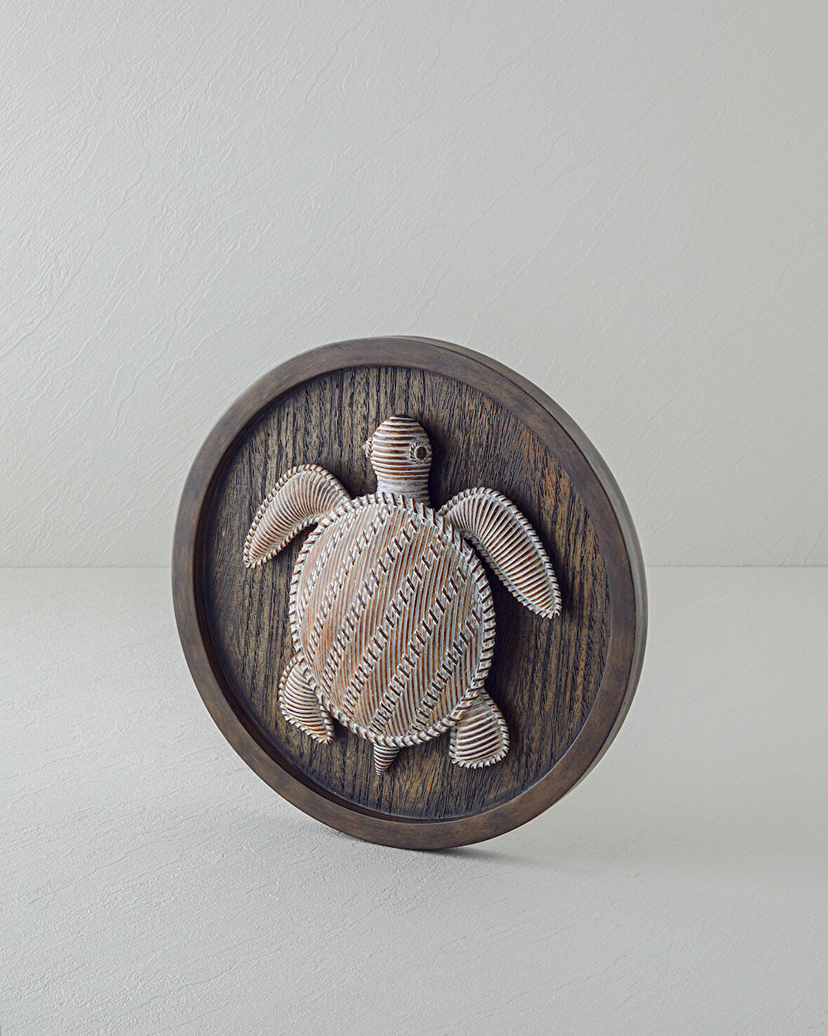Sea Duvar Aksesuarı 30x30x5 cm Kahve