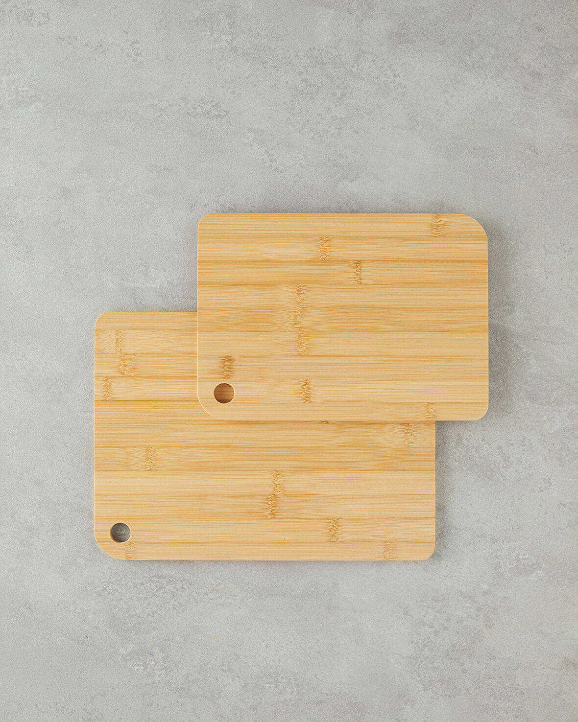 Alia Bambu 2'li Kesme Tahtası 20x28 cm-24x33 cm Natural