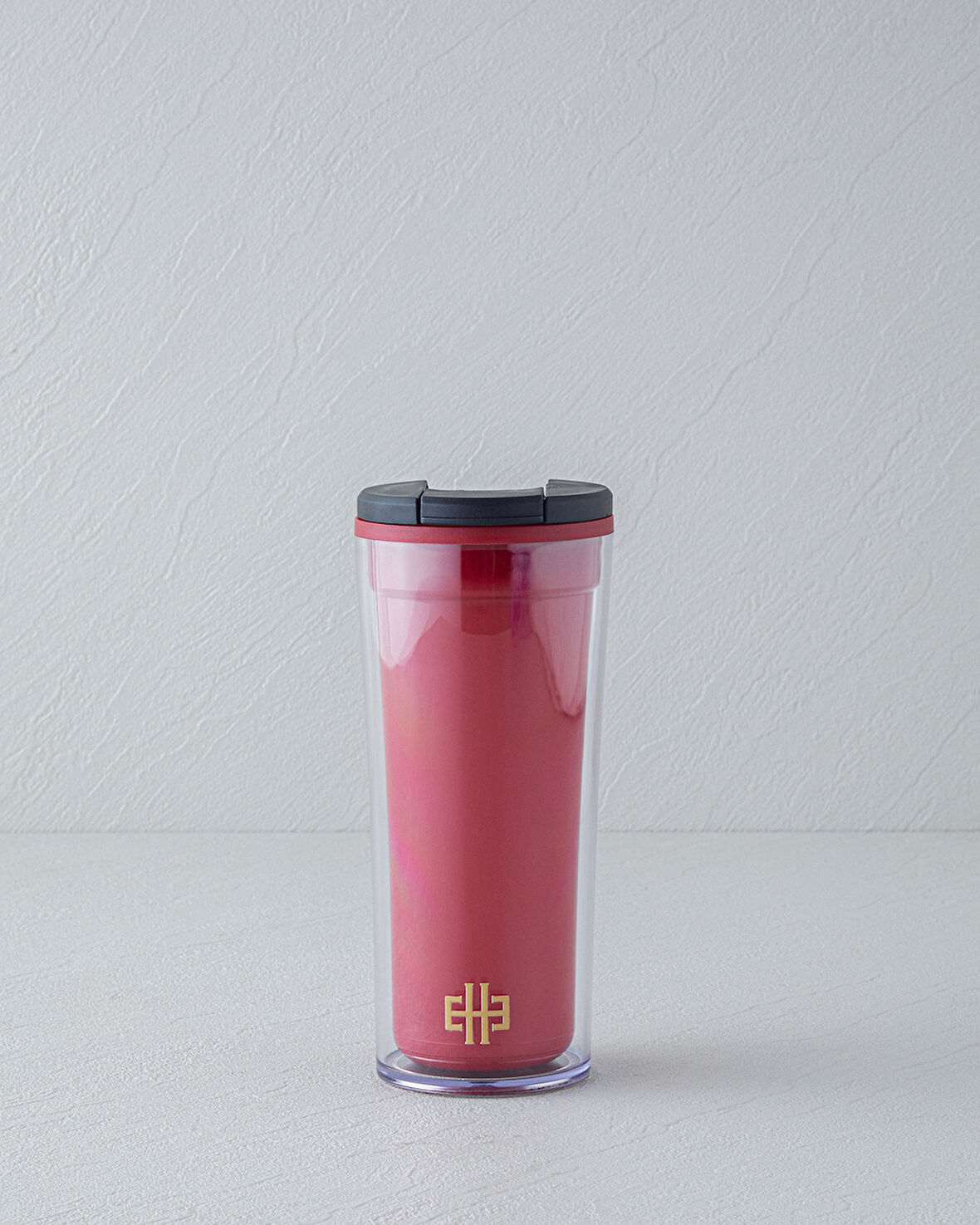 English Home Good Mood Everyday Akrilik Travel Mug 350 ml Kırmızı