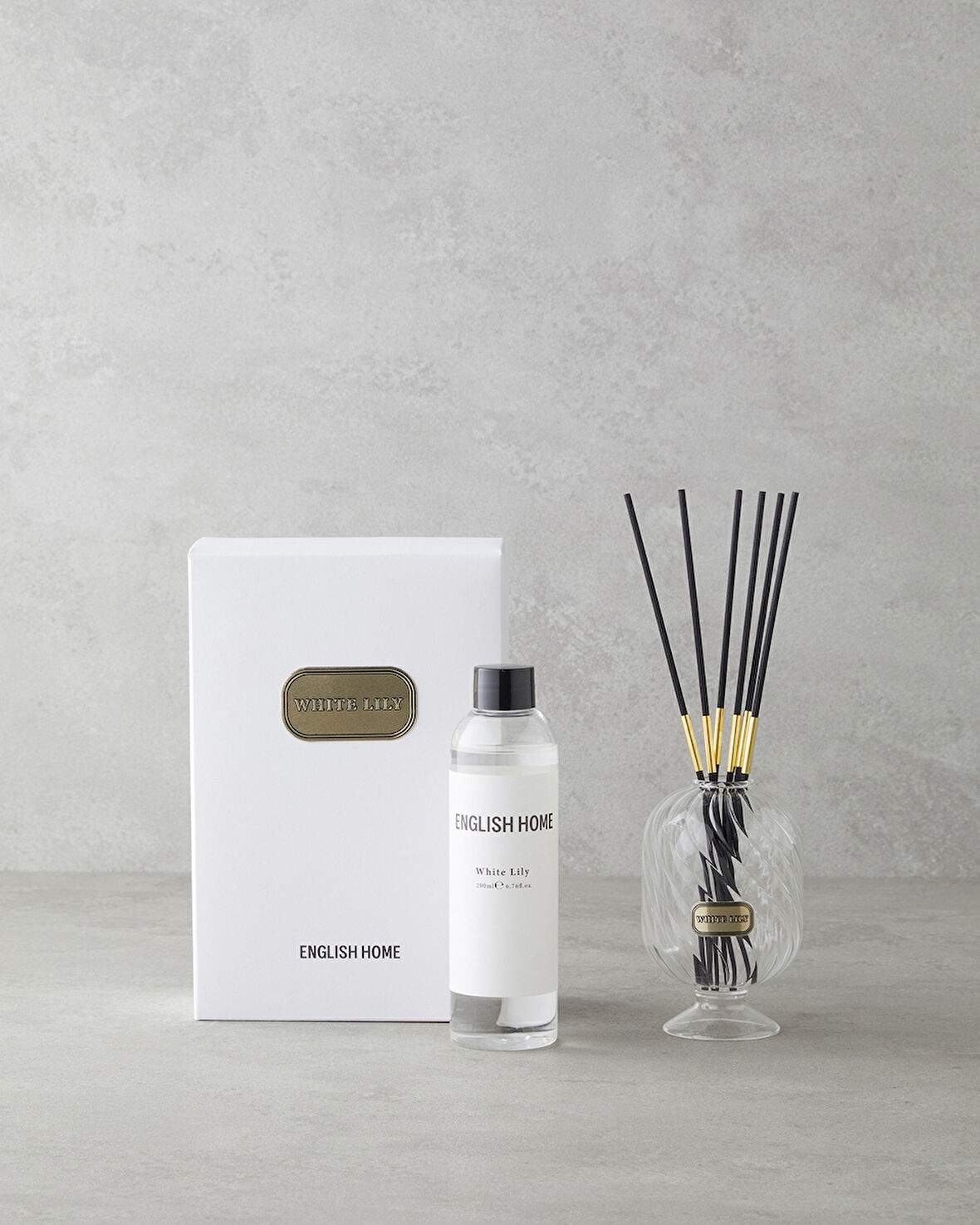 White Lily Çubuklu Oda Kokusu 200 ml Beyaz