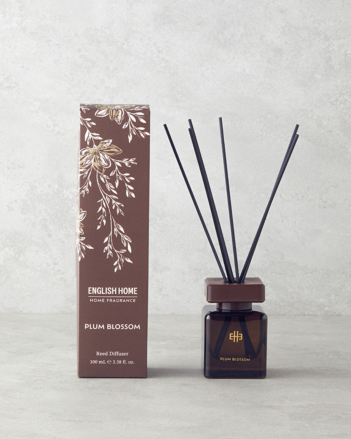 Plum Blossom Çubuklu Oda Kokusu 100 ml Kahverengi