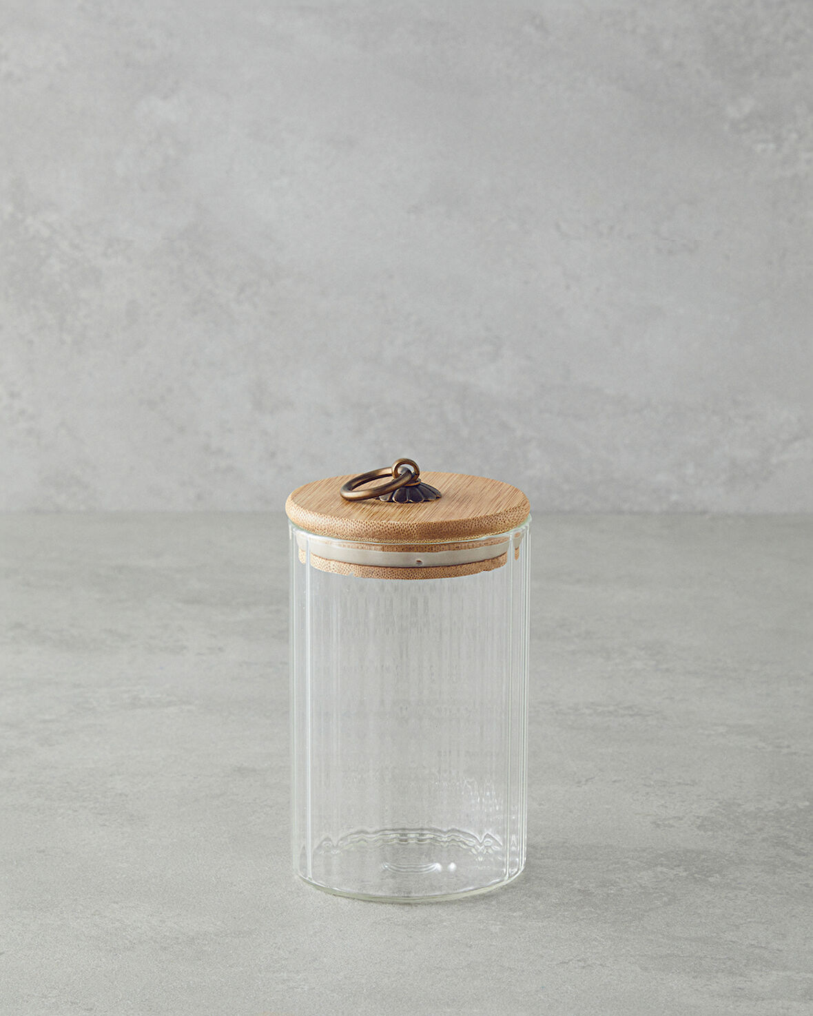 Bohem Line Cam Kavanoz 470 ml Şeffaf