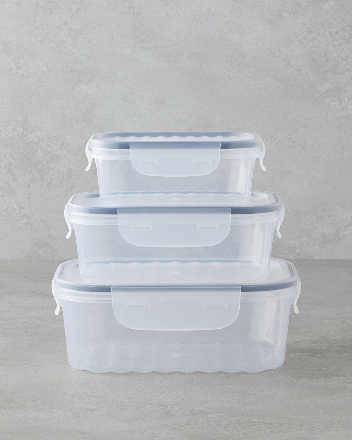 Layla Plastik Saklama Kabı 500 - 1000 - 1700 ml Şeffaf