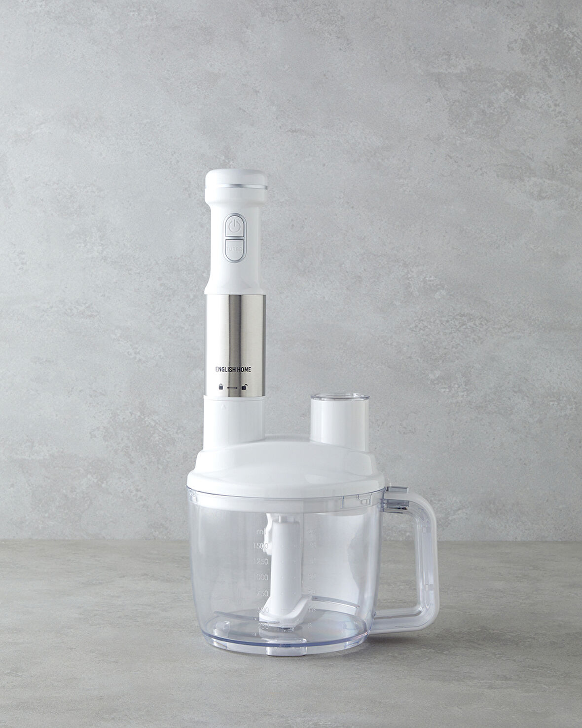 English Home RMB 3001 4 Bıçaklı Multi Blender Seti 1500W Beyaz-Krom