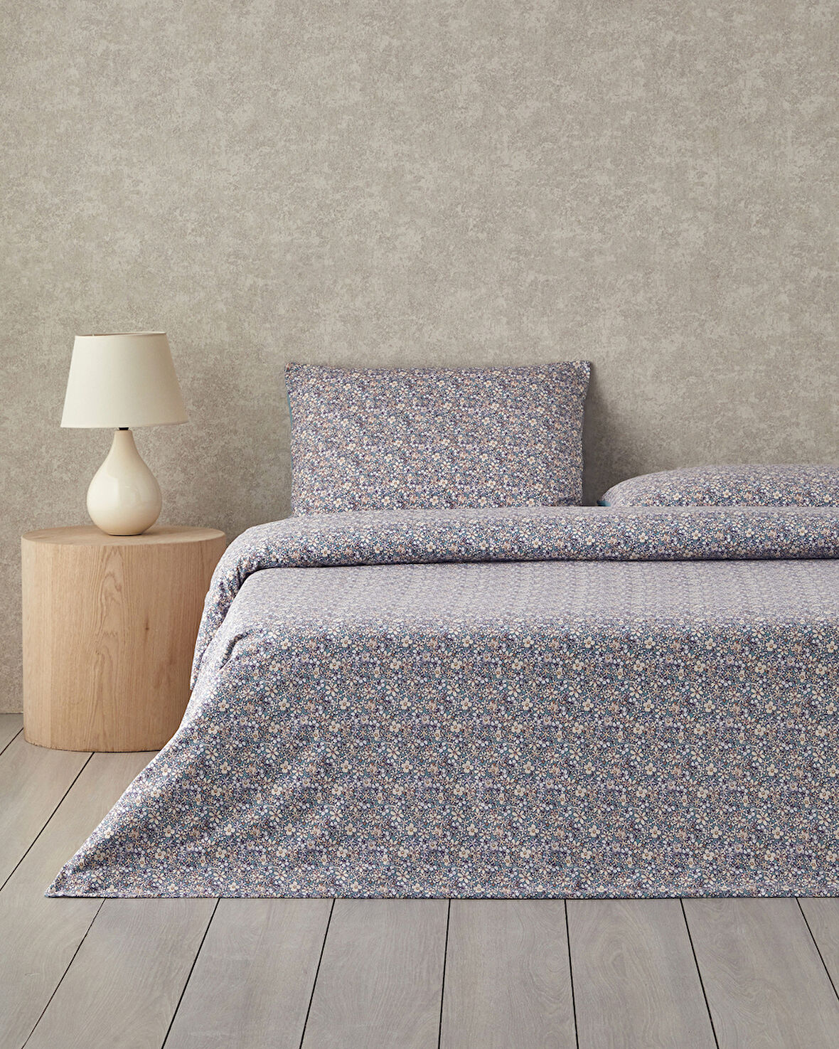 Vivid Garden Pamuk Çift Kişilik Nevresim Takımı 200x220 cm Yeşil-Pembe