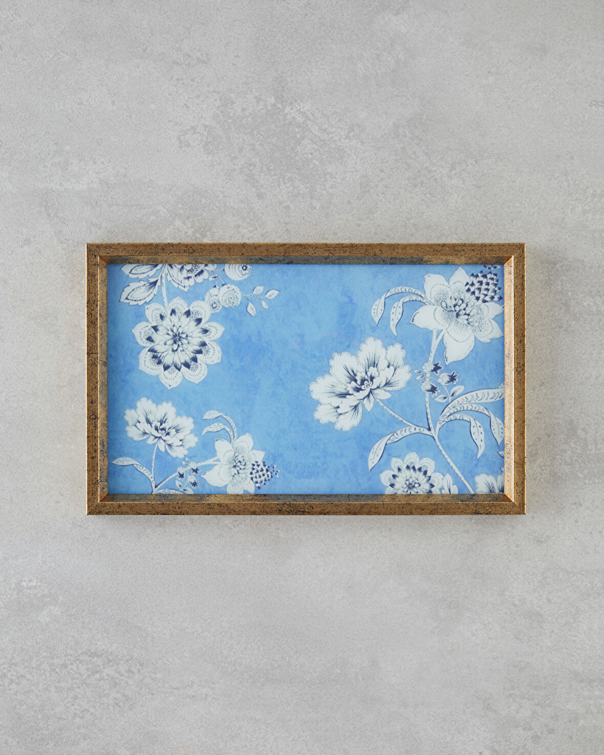 Rasphberry Dekoratif Tepsi 16x26 cm Mavi