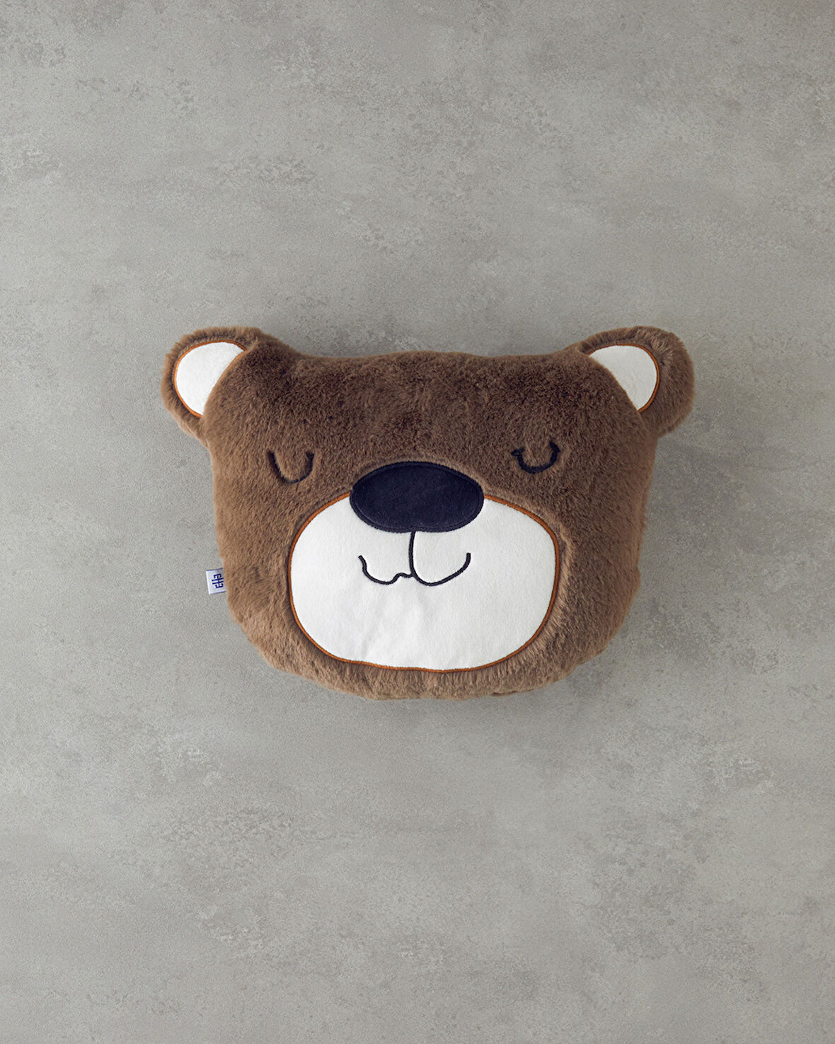 Moonbear Bebe Dekoratif Kırlent 33x26 cm Koyu Kahverengi