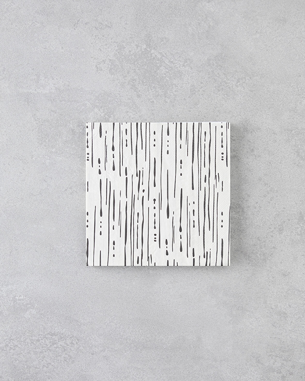 Darkness Kağıt 20'li Kağıt Peçete 33x33 cm Siyah - Beyaz