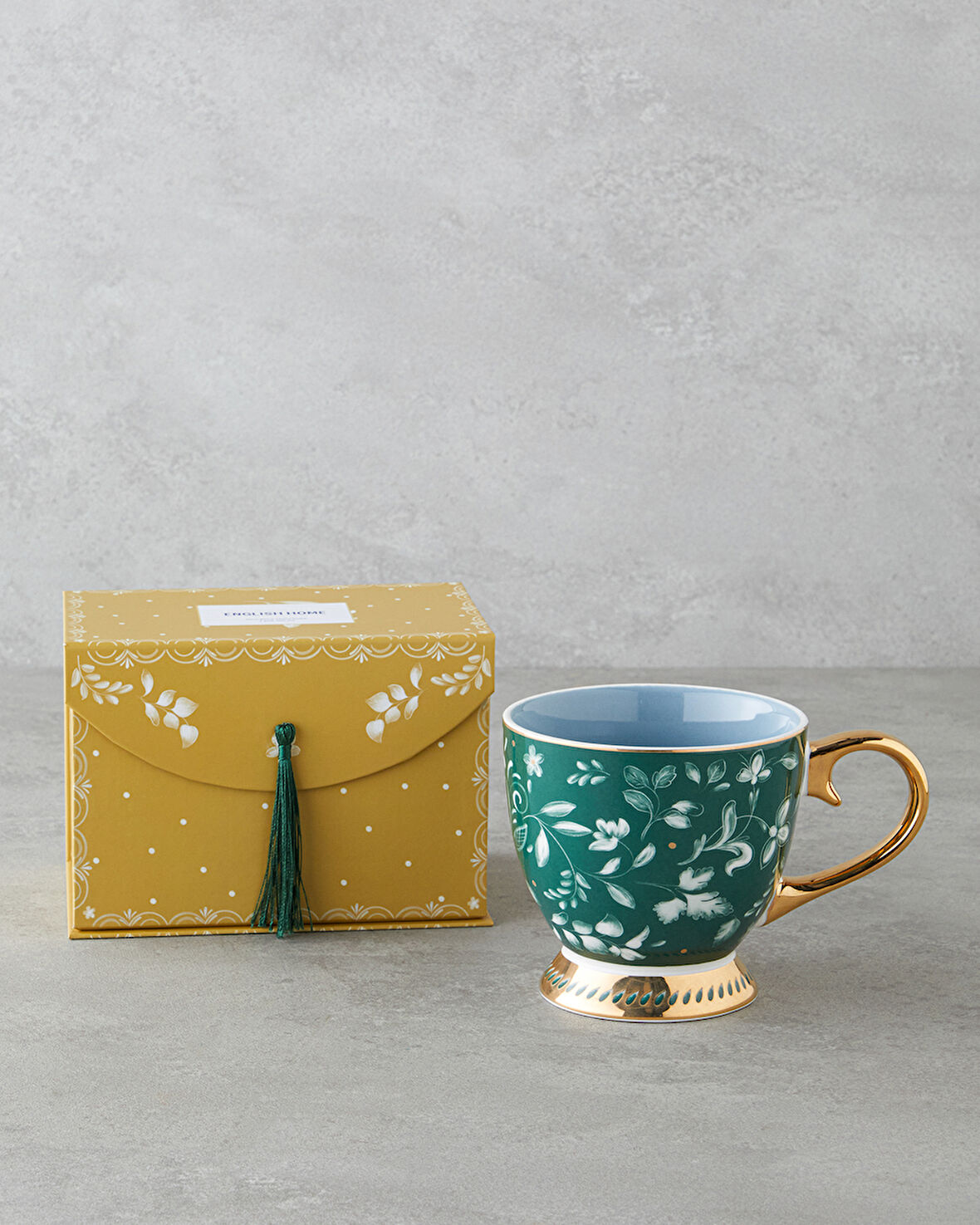 Leafscape New Bone China Kupa 460 ml Yeşil