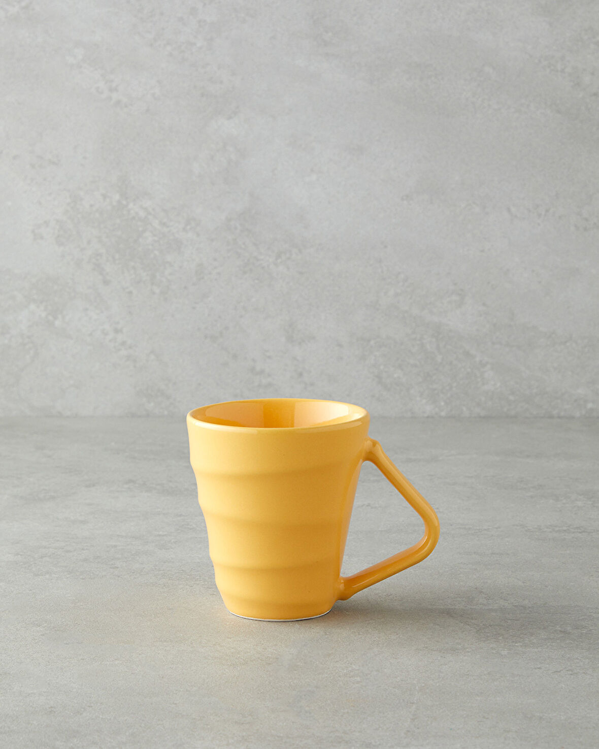 Twisty Seramik Kupa 255 ml Sarı
