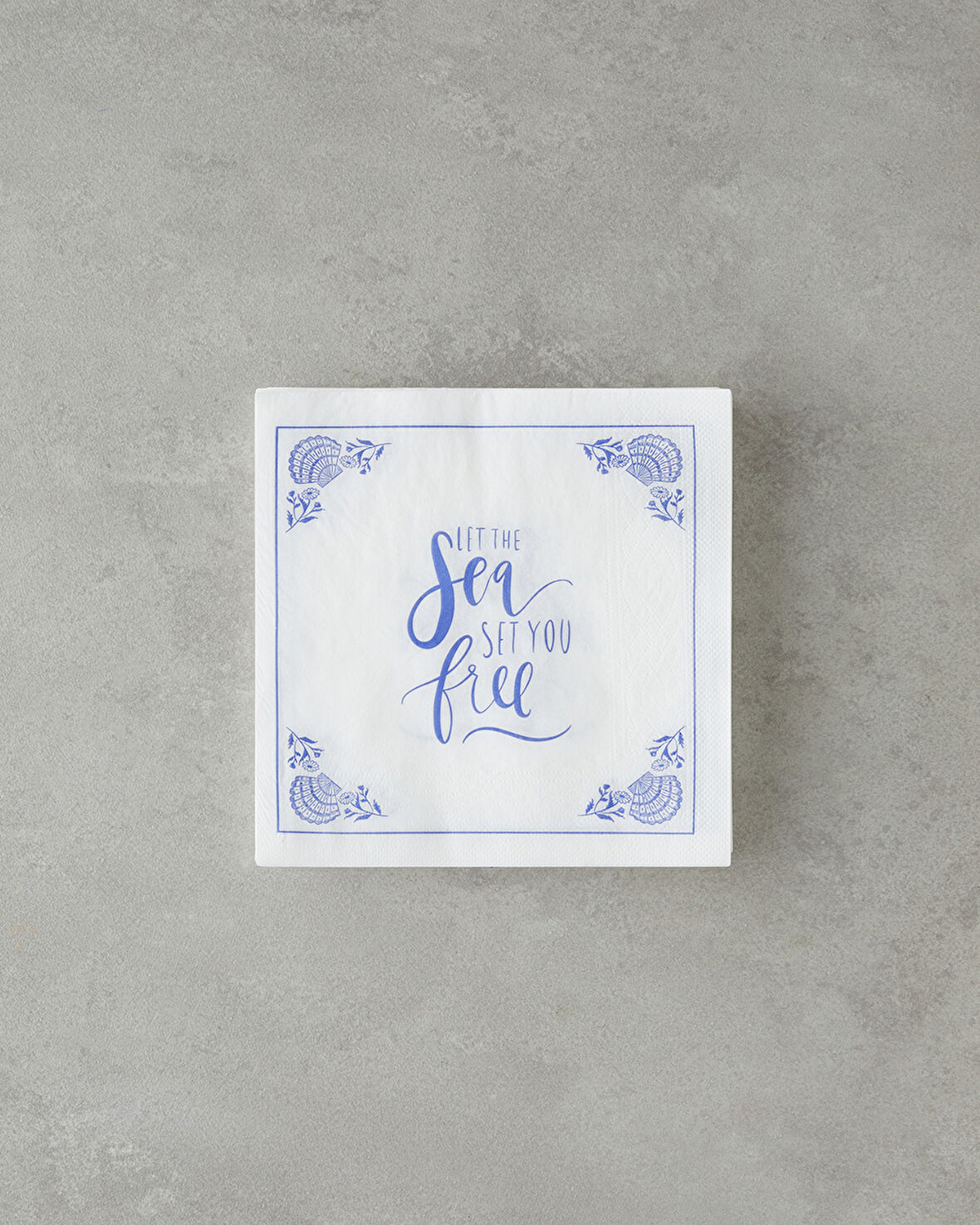 Seafree 20'li Kağıt Peçete 33x33 cm Lacivert-Beyaz