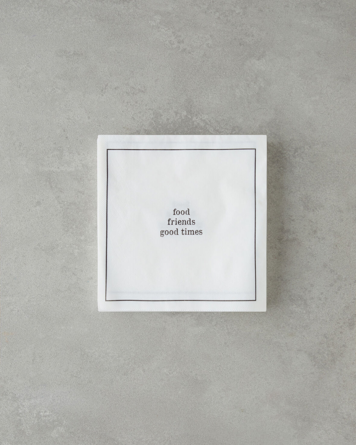 Good Times 20'li Kağıt Peçete 33x33 cm Siyah - Beyaz