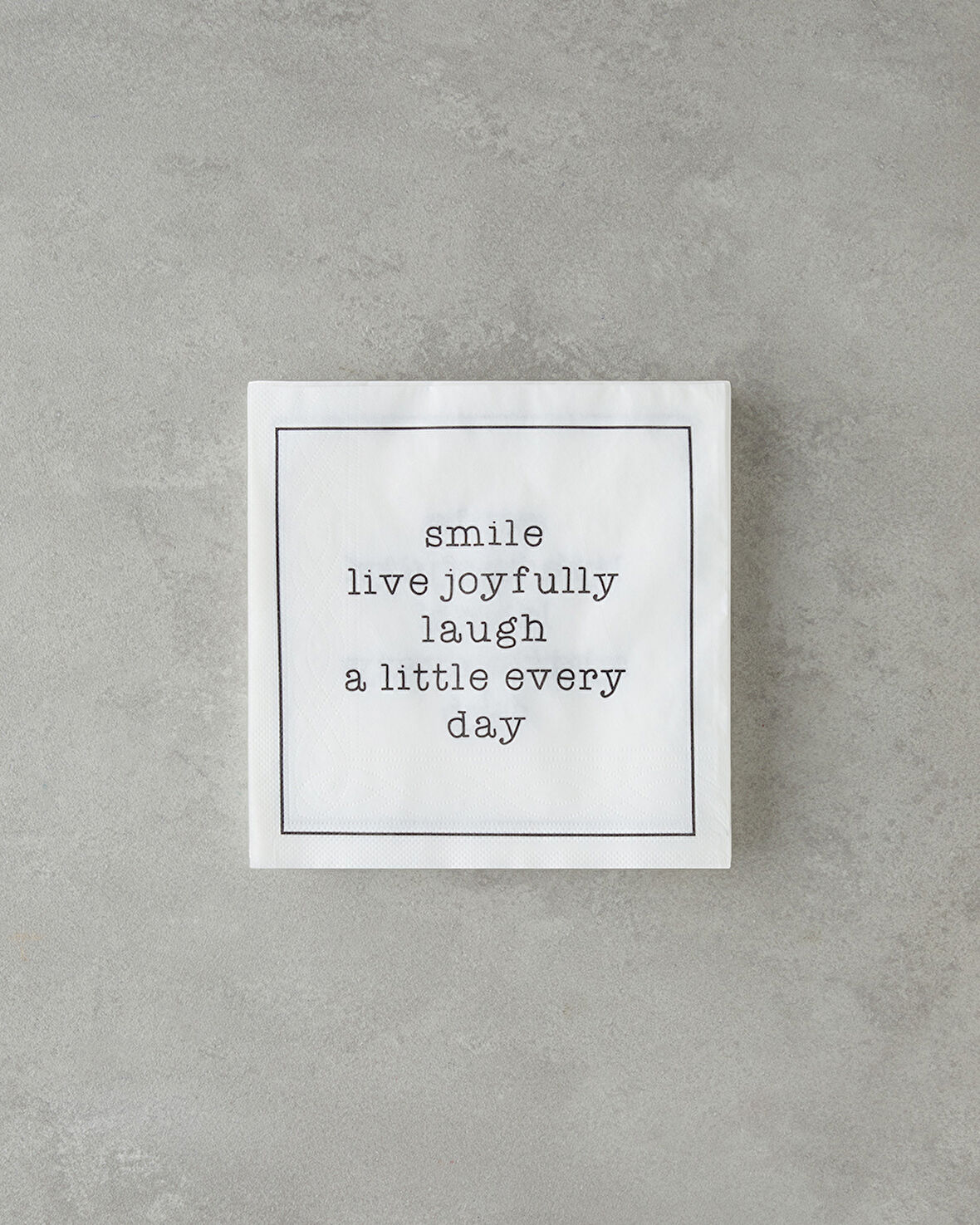 Joyfully 20'li Kağıt Peçete 33x33 cm Siyah - Beyaz