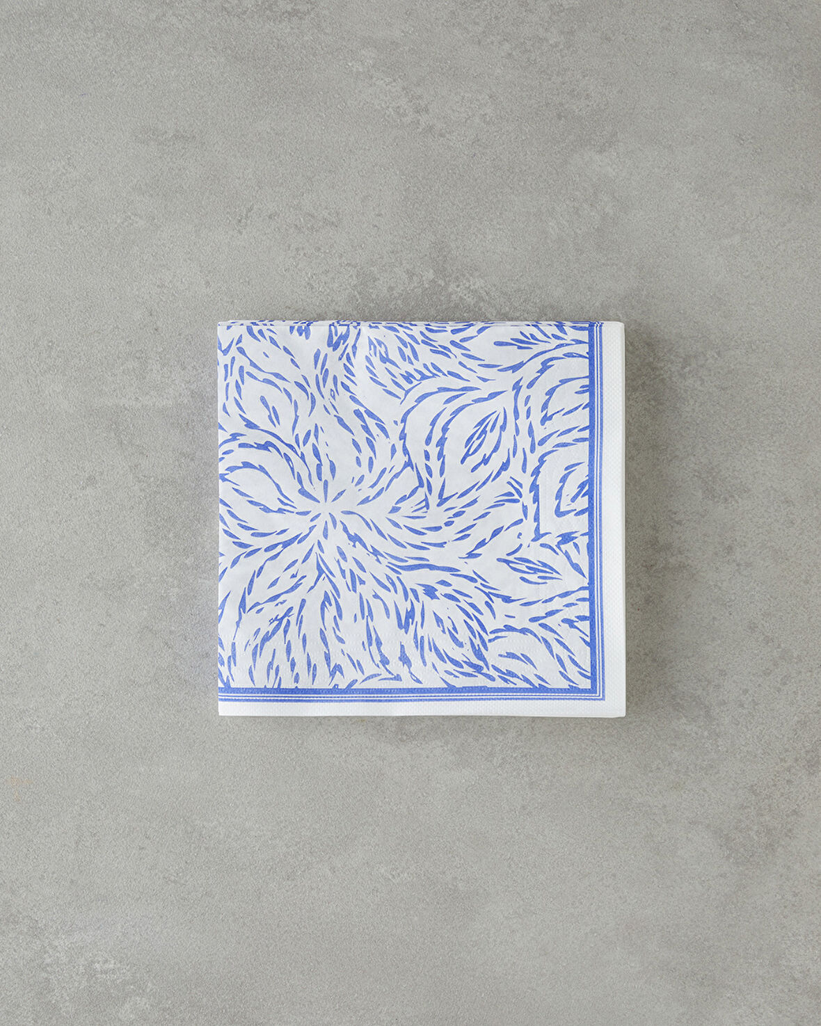 Aqualis 20'li Kağıt Peçete 33x33 cm Mavi-Beyaz