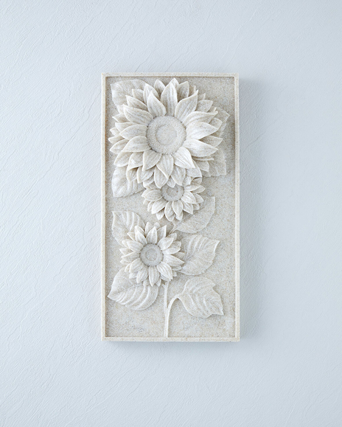 Flower Duvar Aksesuarı 17,5x5,5x34,5 cm Bej