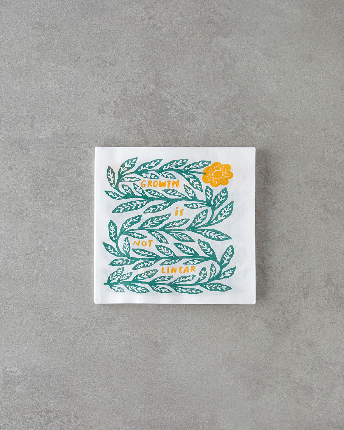 Growleaf Kağıt 20'li Kağıt Peçete 33x33 cm Yeşil