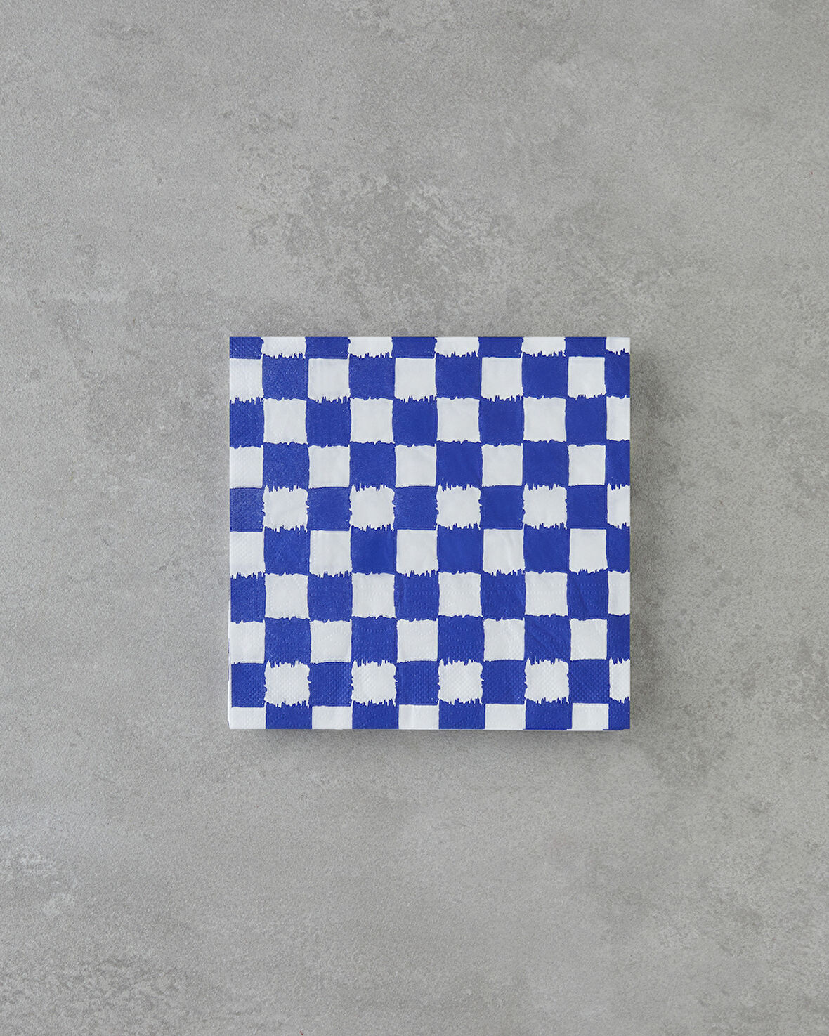 Squarify Dark Kağıt 20'li Kağıt Peçete 33x33 cm Mavi