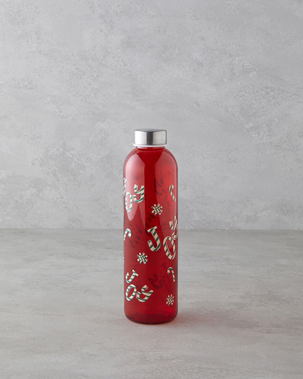 Candyland Cam Şişe 750 ml Kırmızı