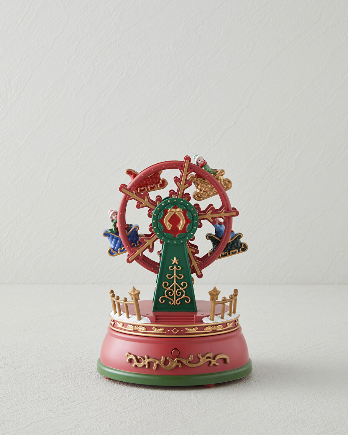 Sky Way Müzik Kutusu 13x13x18.5 cm Kırmızı