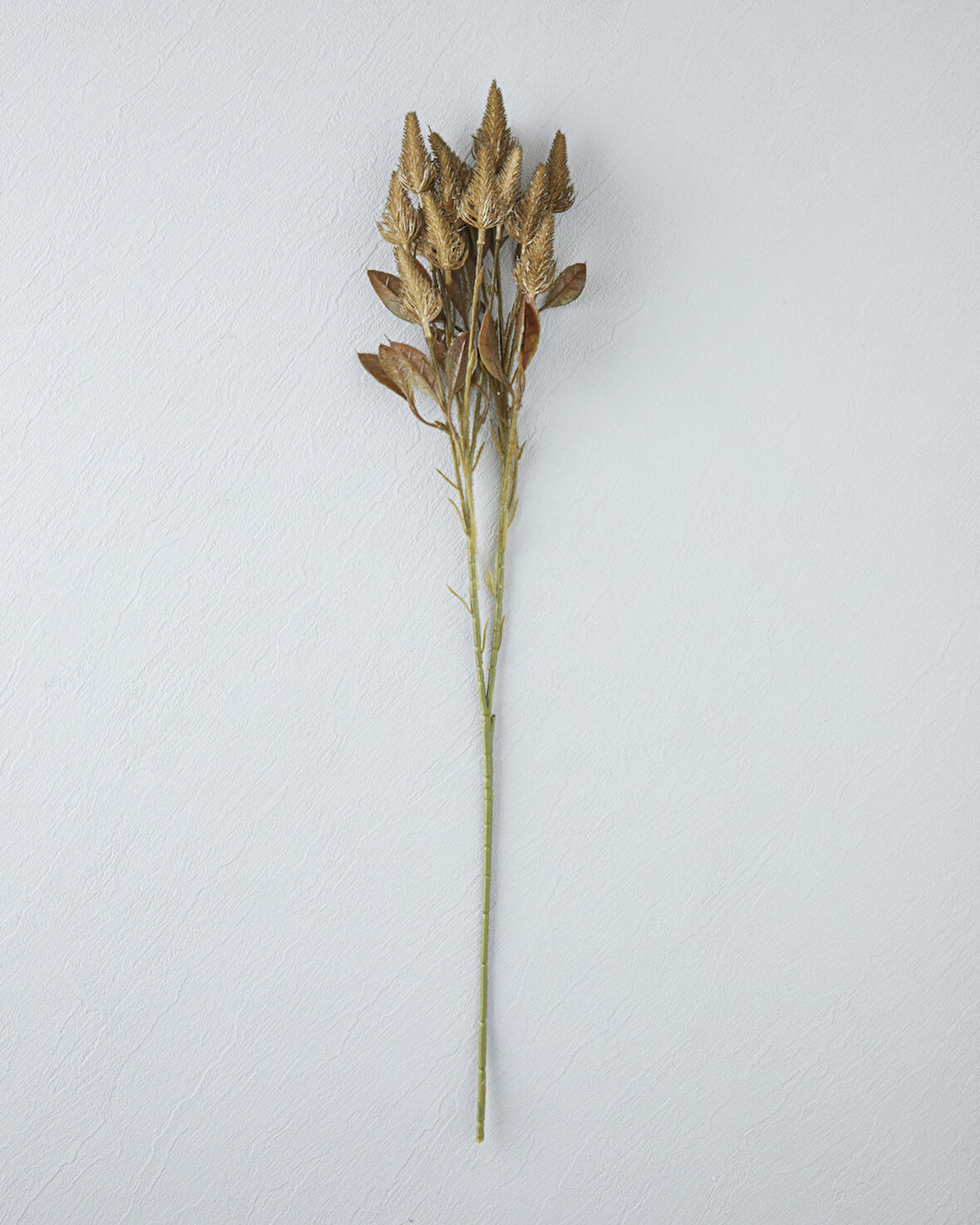 Bunny Tail Leaf Tek Dal Yapay Çiçek 68 cm Sarı