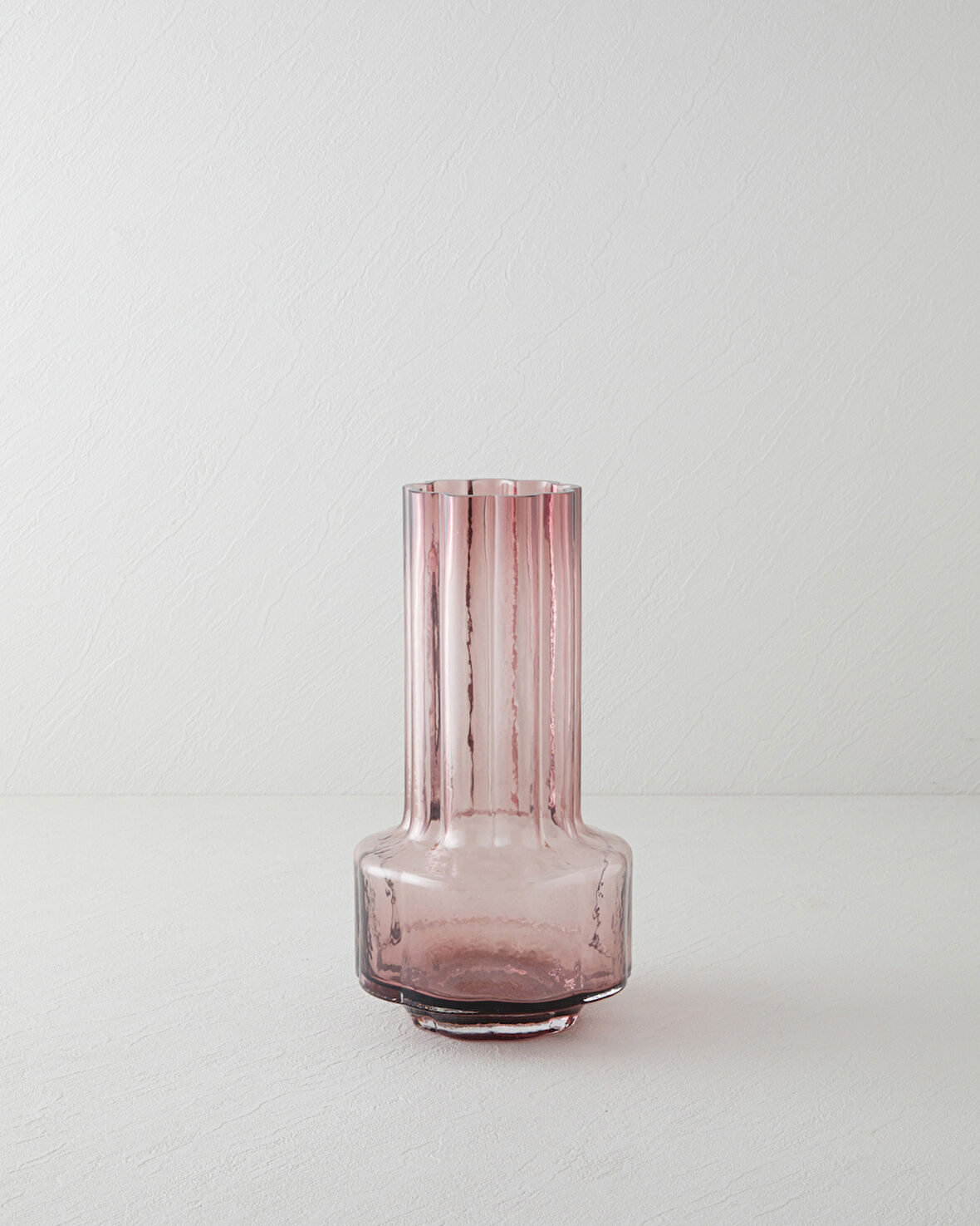 Alina Cam Vazo 29 cm Mor