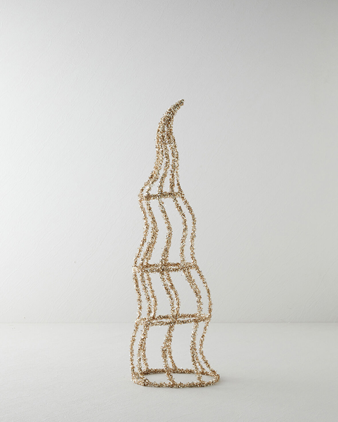 Koral Dekoratif Obje 56 cm Gold