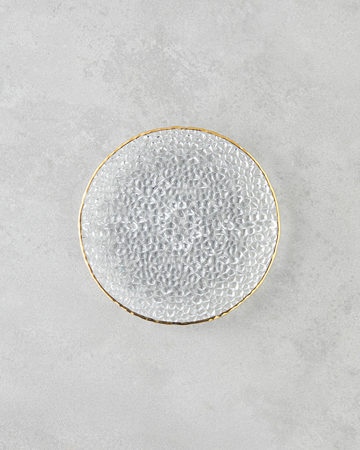 Giselle Cam Pasta Tabağı 16 cm Gold