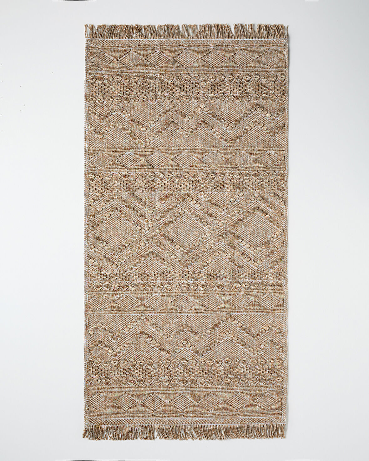 Ethnic Bukle Kilim 80x150 cm Natural