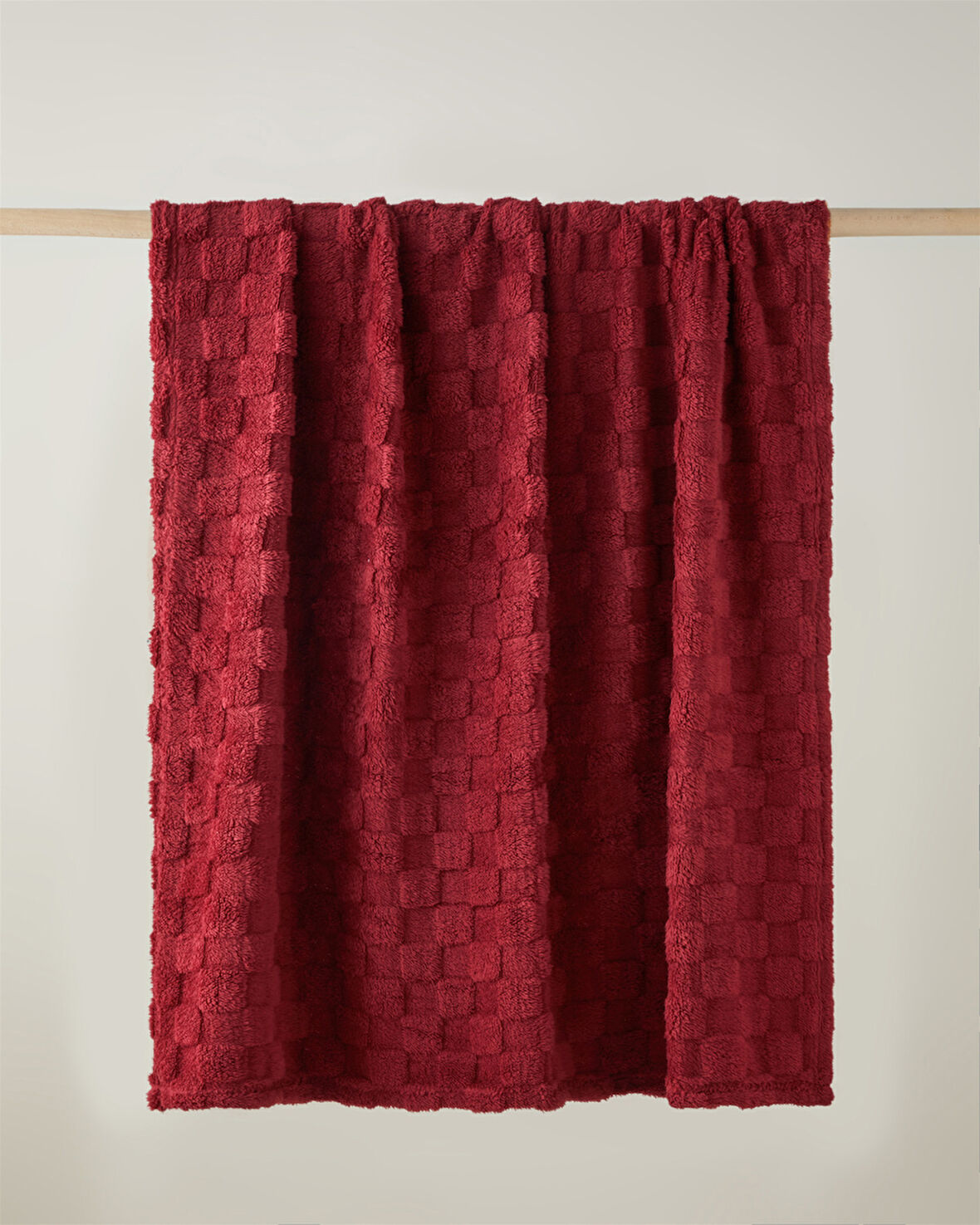 Fancy  Square Koltuk Şalı 120x160 cm Bordo