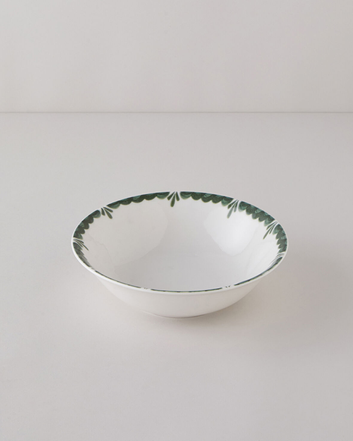 Gardenia Porselen Kase 23 cm Yeşil